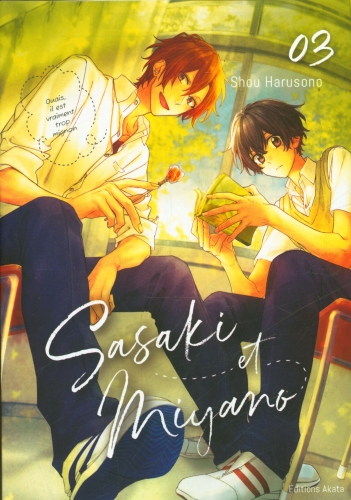  Sasaki et Miyano. Tome 3 