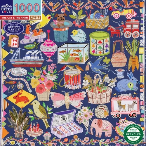  The Cat and the yarn 1000pce puzzle 