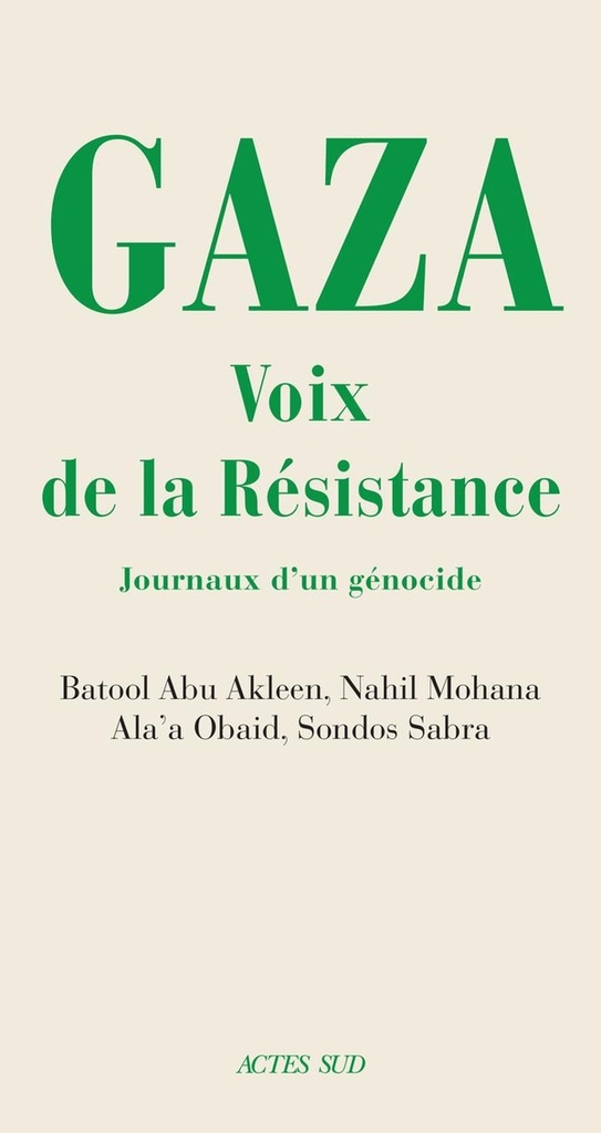  Voix de la résistance - journaux d'un génocide 