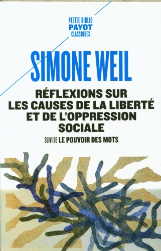  Réflexions sur les causes de la liberté et de l'oppression sociale 