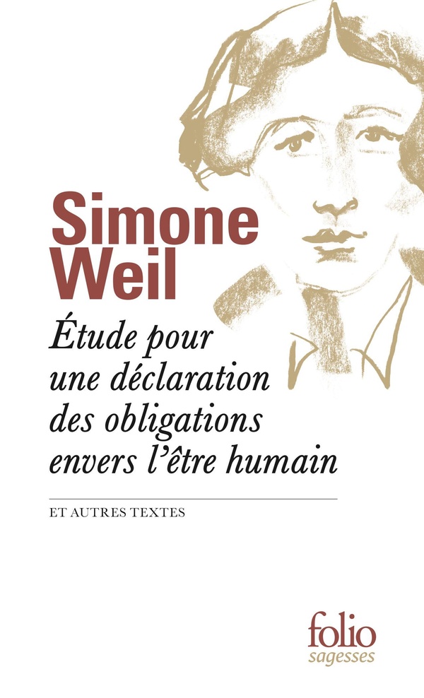  Etude pour une déclaration des obligations envers l'être humain 