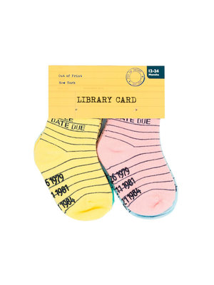  Library Card Baby/Toddler Socks 