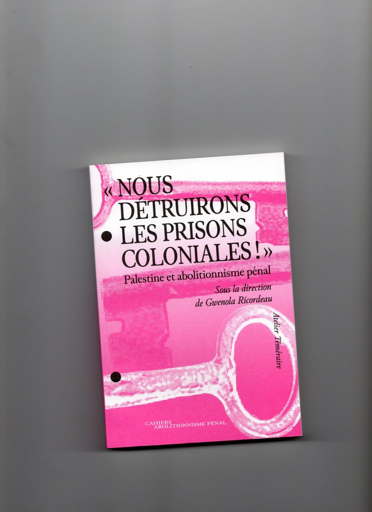 "Nous détruisons les prisons coloniales" Palestine et abolitionnisme pénal