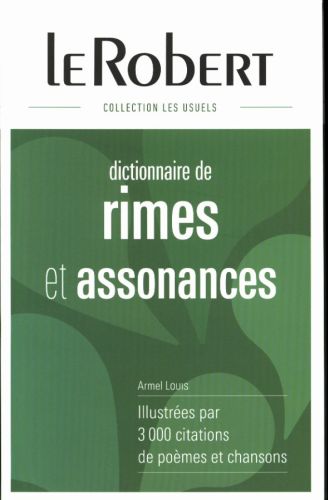  Dictionnaire de rimes et assonances 