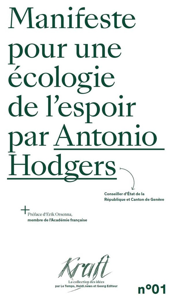  Manifeste pour une écologie de l'espoir 