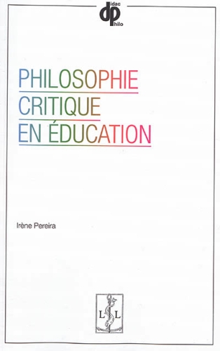  Philosophie critique en éducation 