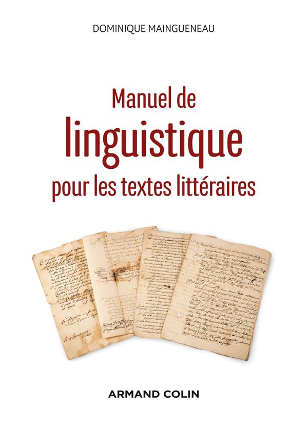  Manuel de linguistique pour les textes littéraires 