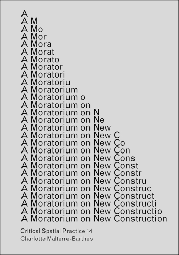 [10246293]  A Moratorium on New Construction 