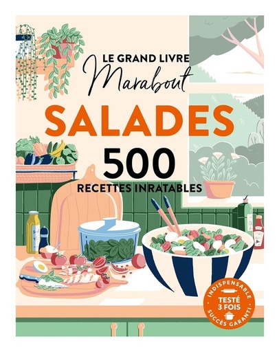 [10414474]  Le grand livre Marabout : salades : 500 recettes inratables 