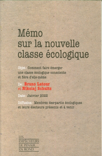 [9323922]  Mémo sur la nouvelle classe écologique 