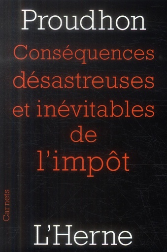 [6100903]  Conséquences désastreuses et inévitables de l'impôt 
